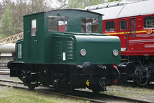 Akumulátorová lokomotiva E 212.001 Koloběžka